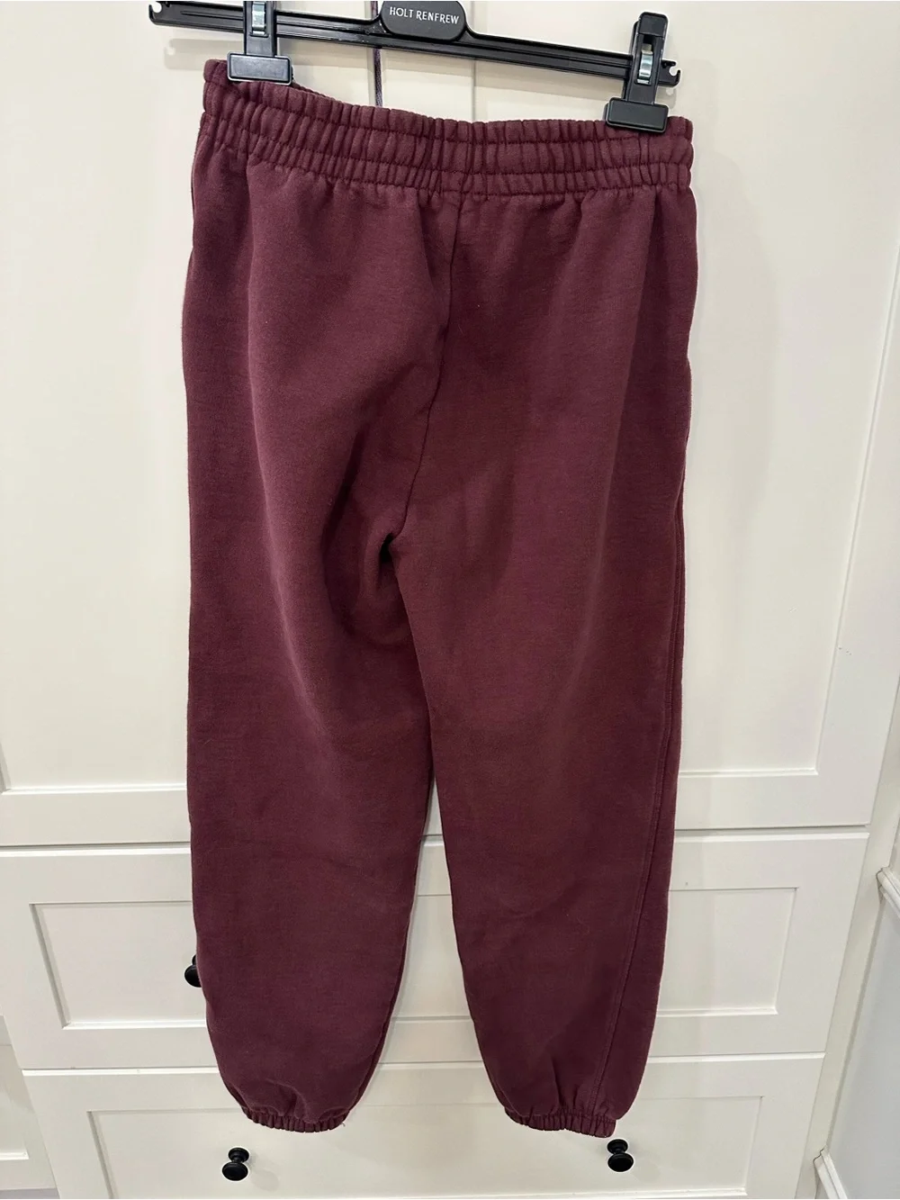 Anine Bing Kids Dark Burgundy Karter Joggers - Picture 8 of 12